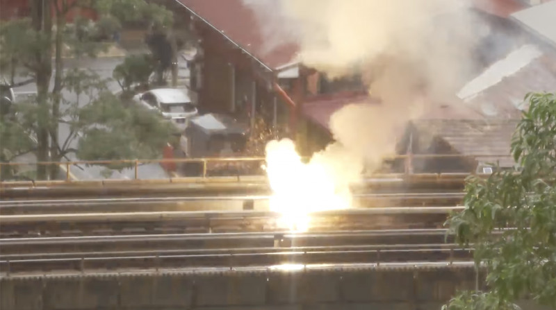 LRT track fire disrupts Ampang-Sri Petaling line